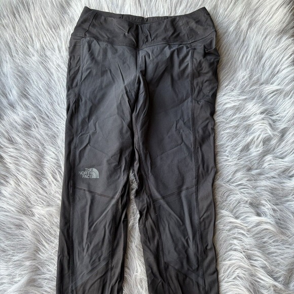 The North Face Leggings Sz S Full Length Activewear Black Workout Outdoors Women - Picture 2 of 11